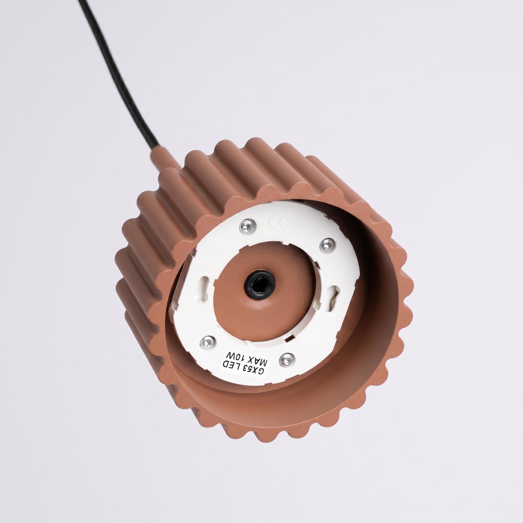 SOLLUX lighting Lámpara colgante LED Gx53 Aura mocha