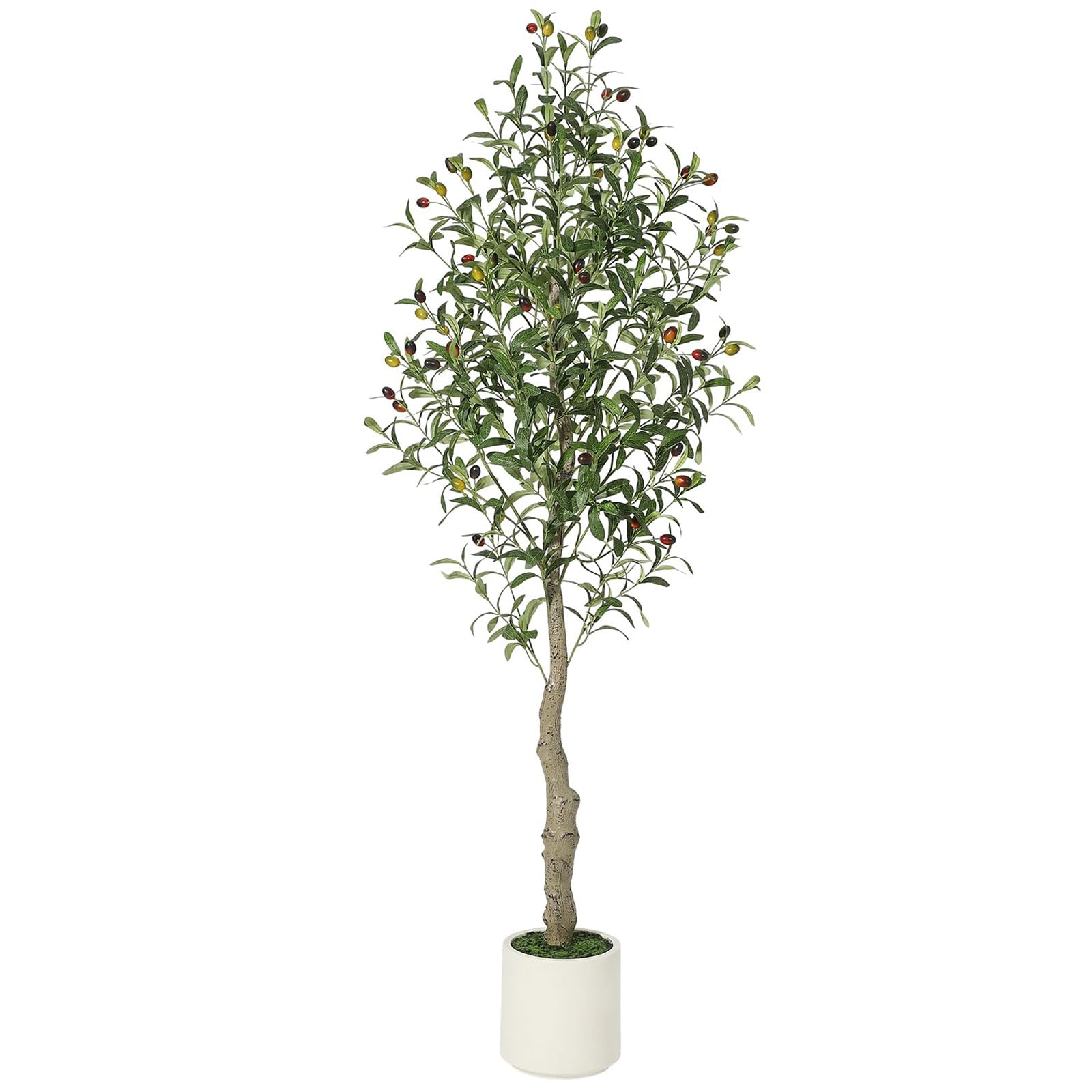 Künstlicher Olivenbaum 150 cm, Kunstpflanzen wie Echt,