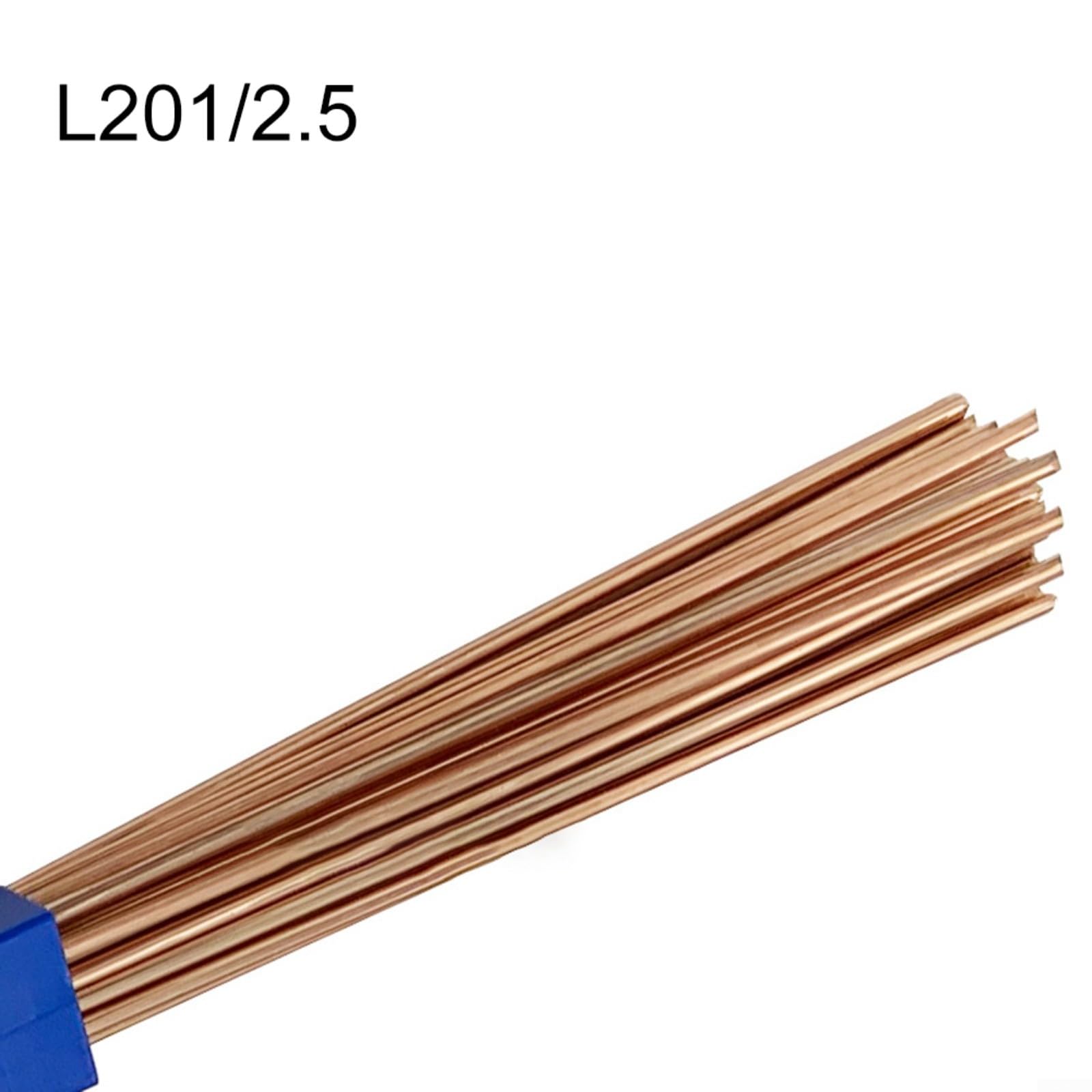 Asta di saldatura in rame fosforoso argento L201 per collegare tubi in rame nei sistemi HVAC, filo di brasatura a basso punto di fusione, 1 kg (3,0 mm) (2,5 mm)