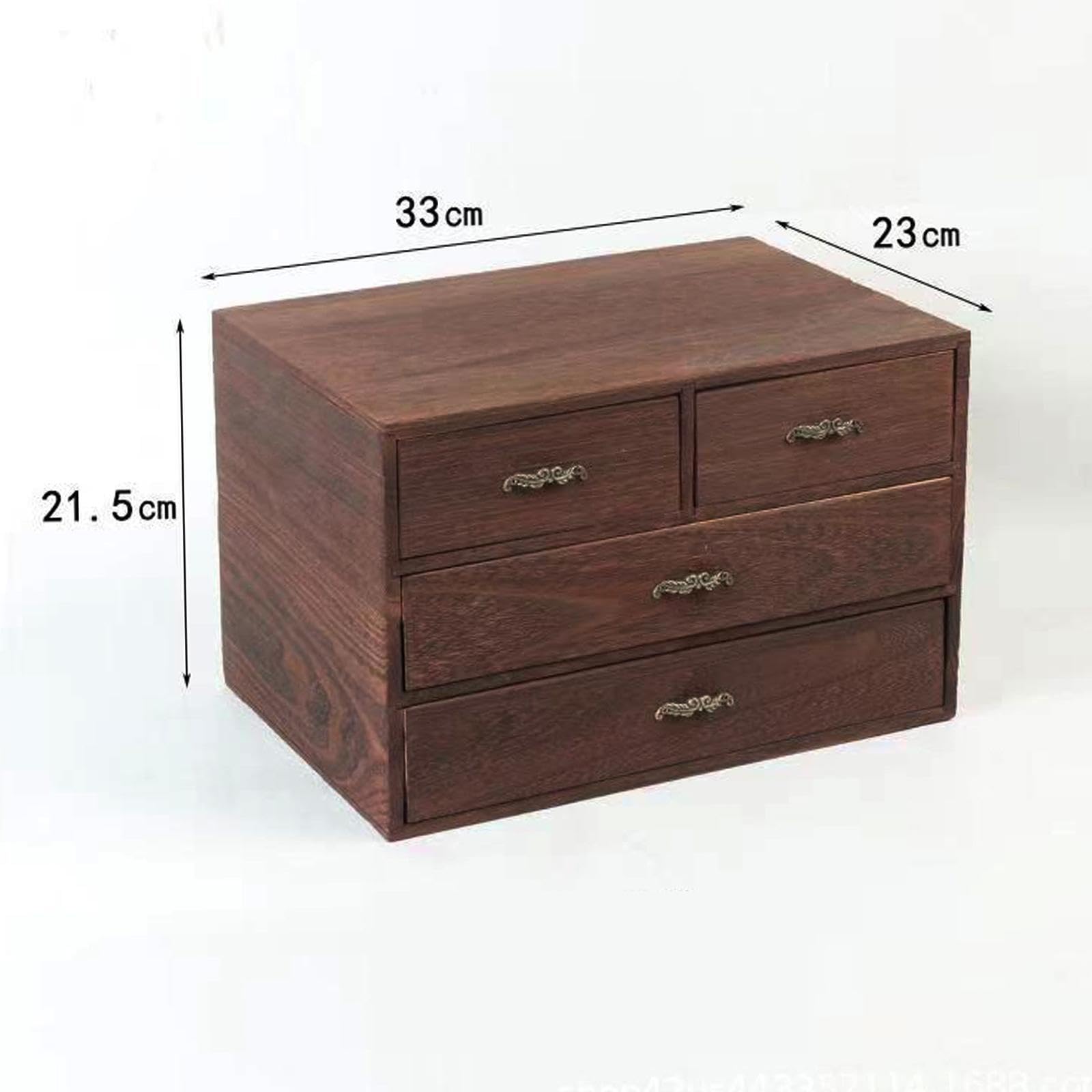 Elegante cassetto organizer in legno per casa ufficio gioielli piccoli oggetti accessori da scrivania scatola di gioielli in legno soluzione di archiviazione multiuso decorazione elegante
