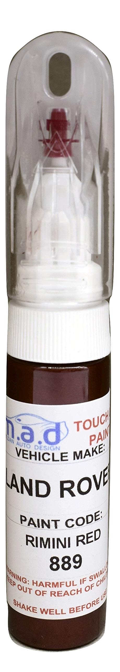 M.a.d Myldan Auto Design Red Madpaints Touch Up Paint For Land Rover Rimini Lrc 889 Paint Discovery Freelander Range Rrs (Paint + Lacquer)