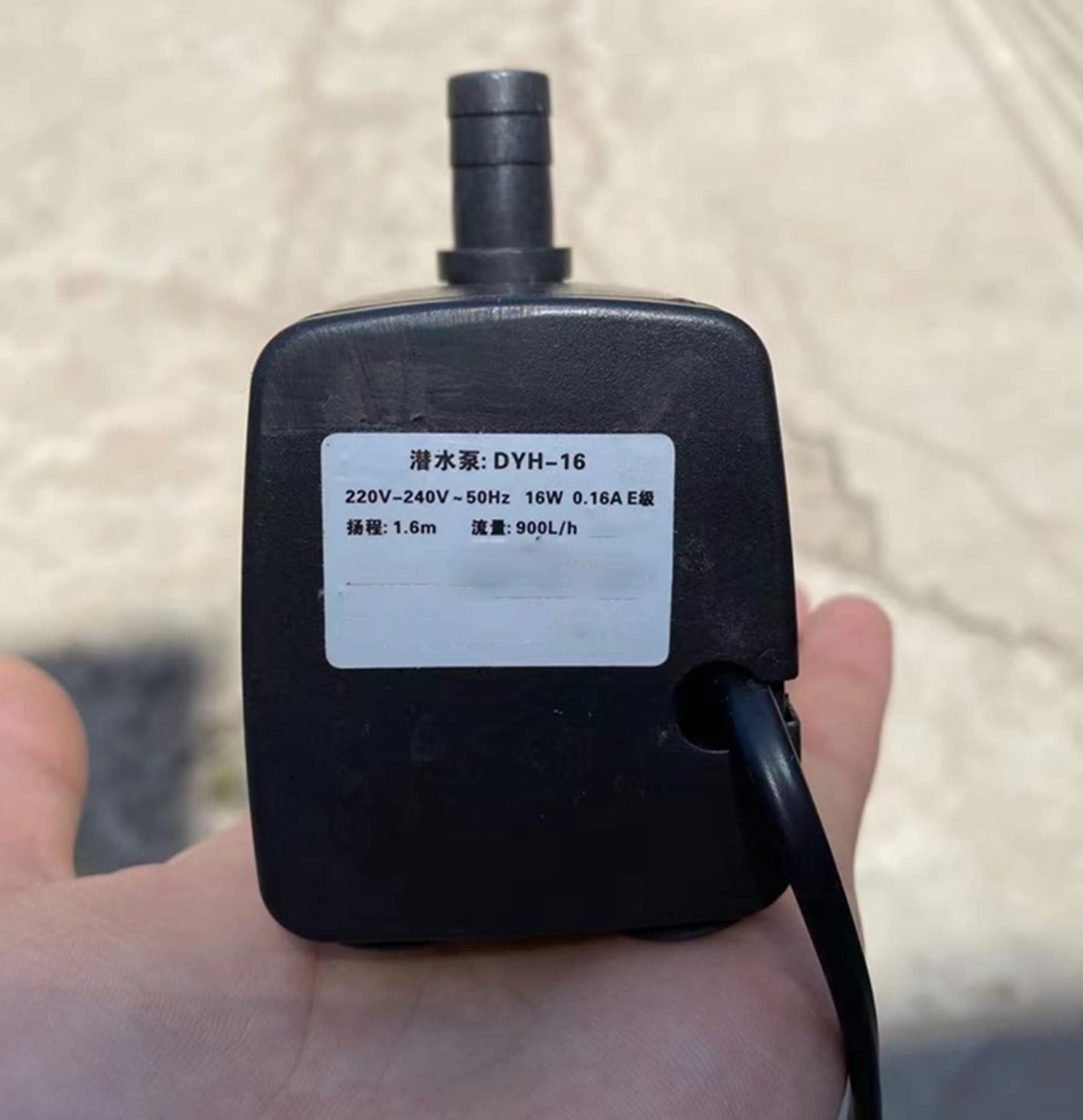 Zatagen Submersible Black Stainless Steel Electric Water Pump