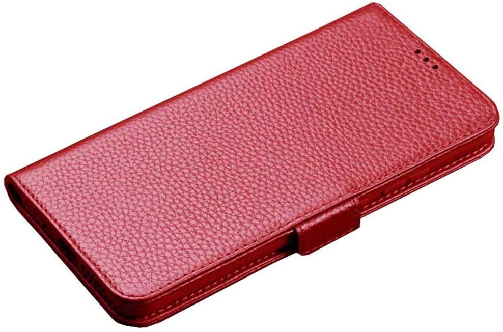 Housse de téléphone rabat iPhone 12 Mini étui rouge pour le quotidien