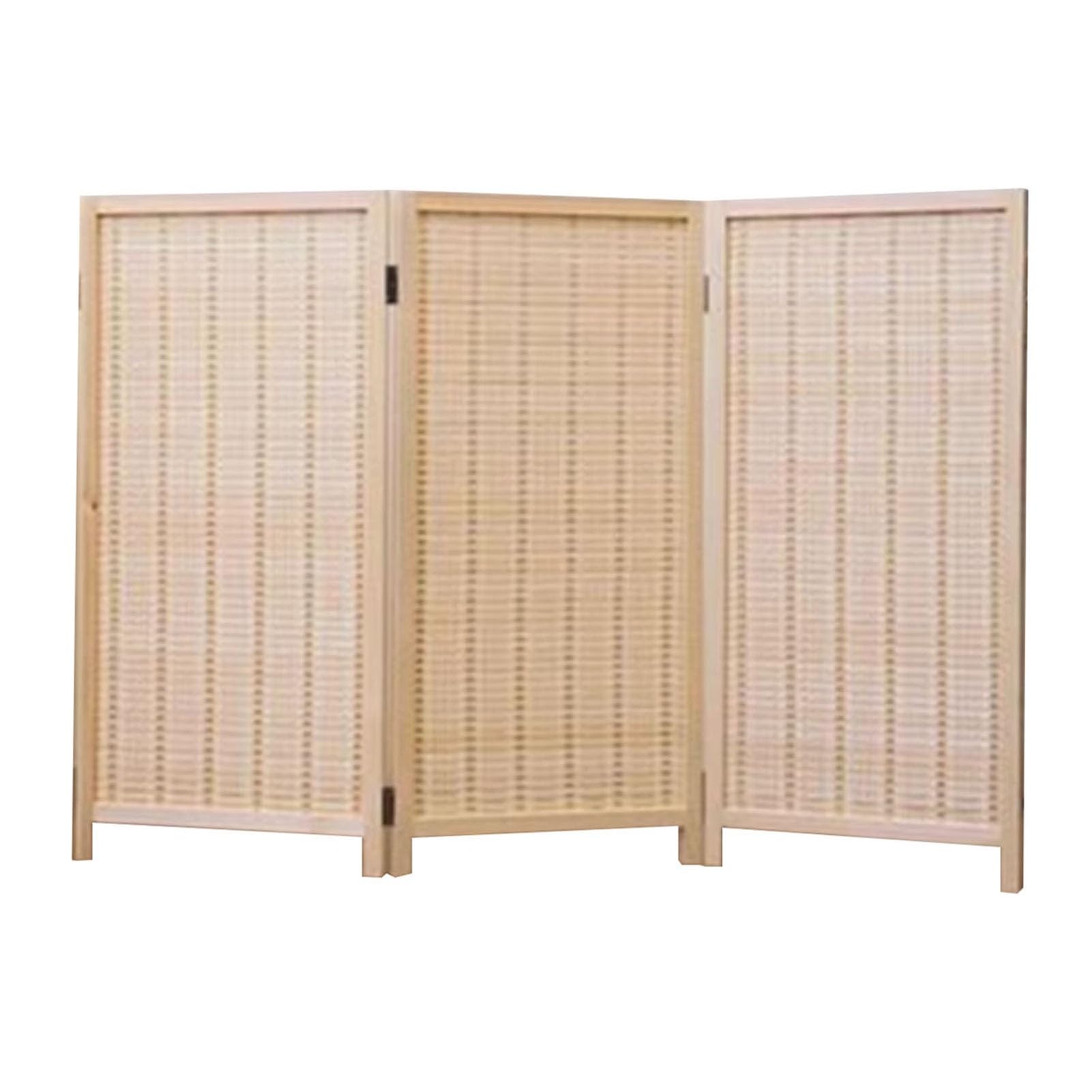Divisorio per stanze Corte, divisorio Pieghevole Intrecciato Oscurante per la Privacy, divisorio Portatile per Interni, Piccolo divisorio per stanze per Ufficio, casa, dormitorio (Colore 1,4