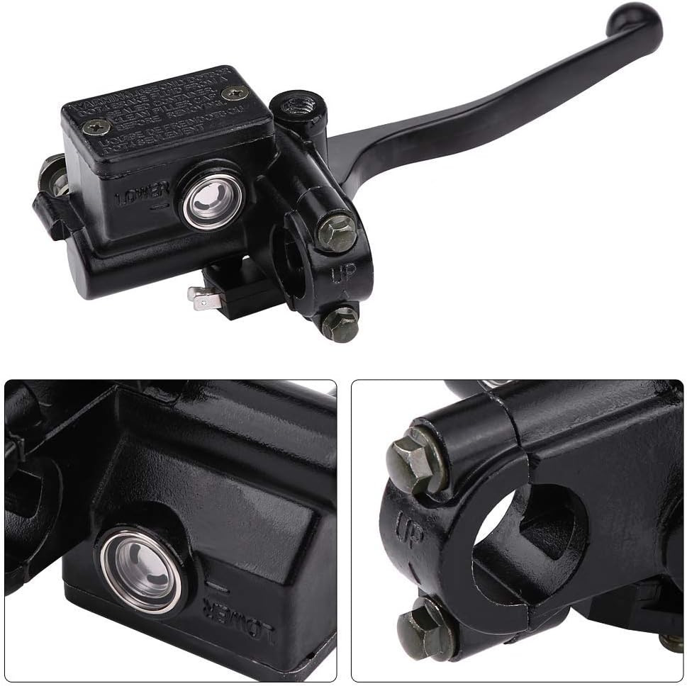 TROUVAILLE Universal ATV Motorcycle Right Brake Master Cylinder, Motorcycle Brake Lever, Motorcycle Clutch Lever for Kawasaki KL600 KLR250 650 300 400 450