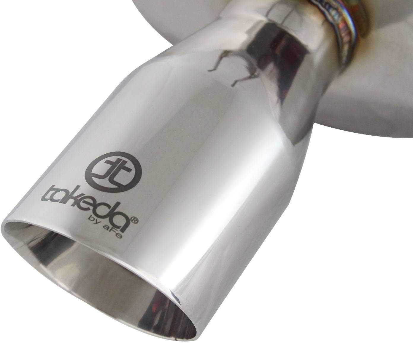 aFe (49-36603) 304 Stainless Steel Axle-Back Exhaust System with Polished Tip for Honda Civic L4 1.8L