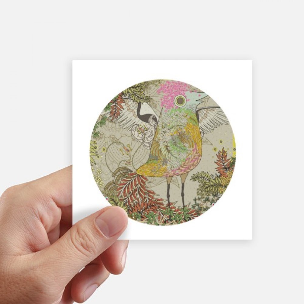 Autocollants Ukiyo-E multicolores en lot de 8 stickers de 10cm aux motifs du Japon