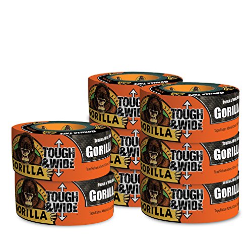 Gorilla Black Tough & Wide Duct Tape, 2.88