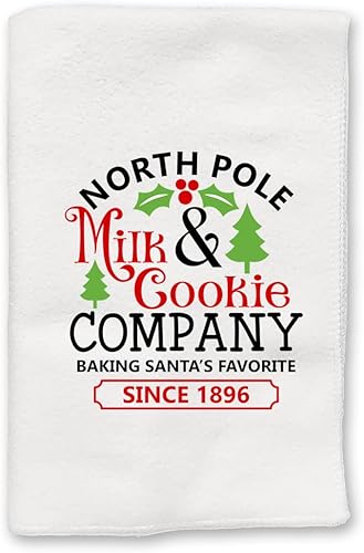 Miniatura 3 de Christmas Home Decor  Decorative Kitchen and Bath Hand Towels  Santa Clause Snowman  XMAS Winter Novelty  White Towel Home Holiday Decorations  Gift