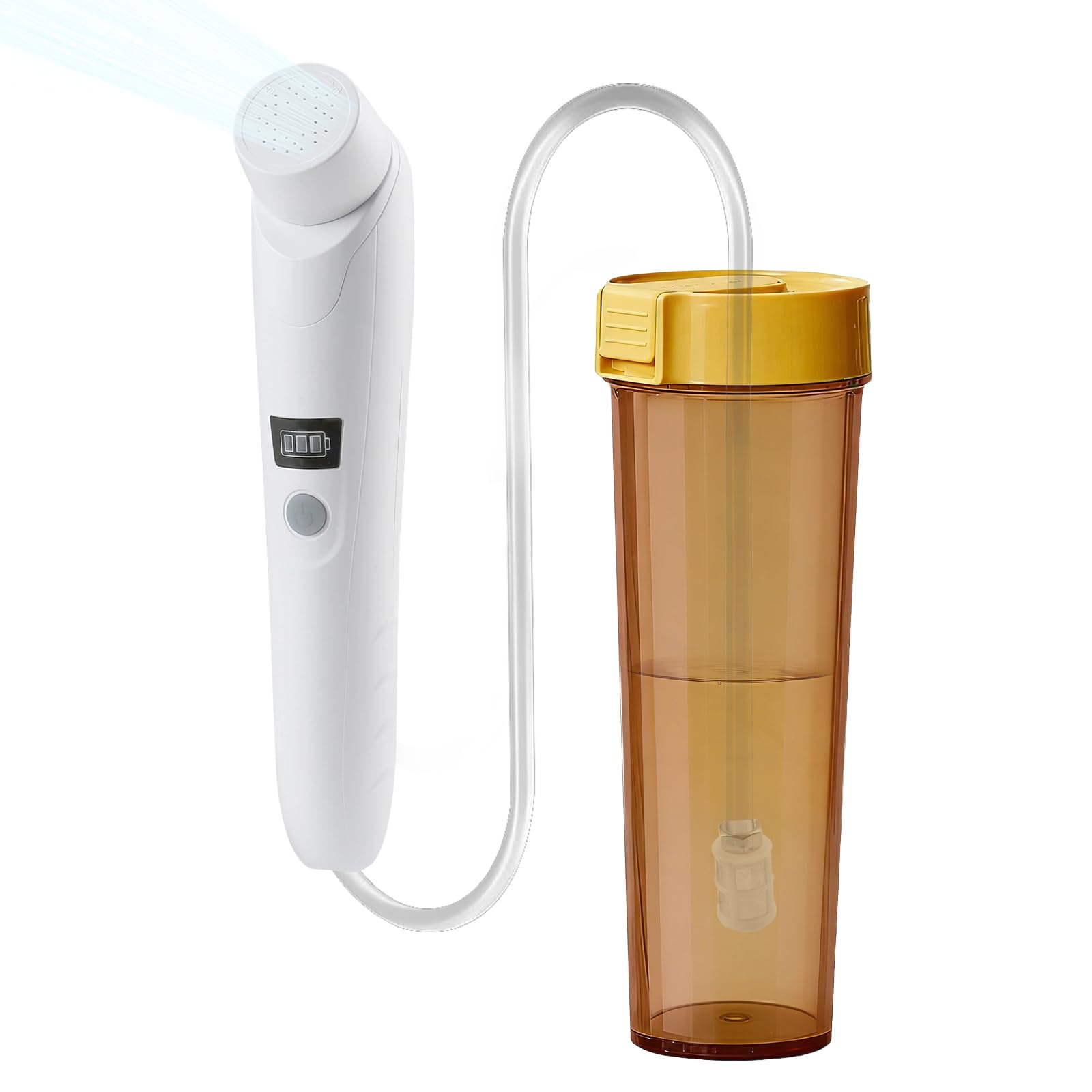 Bidet Portatile, 1L Bidet Elettrico, Spruzzatore Portatile per Bidet, Doccia Portatile Campeggio, Può Essere ricaricato, Campeggio, Doccia Unisex Adulto