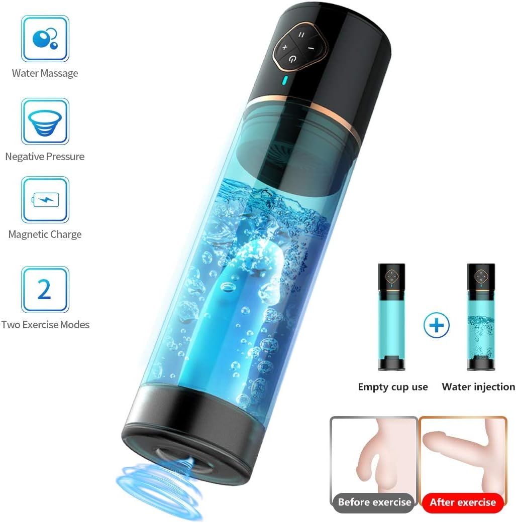 UIBETR Fun Toys High Intensity Enlargement Pump for Man USB Rechargeable Pennis Pump Pennis Enlargement Extender Pennis