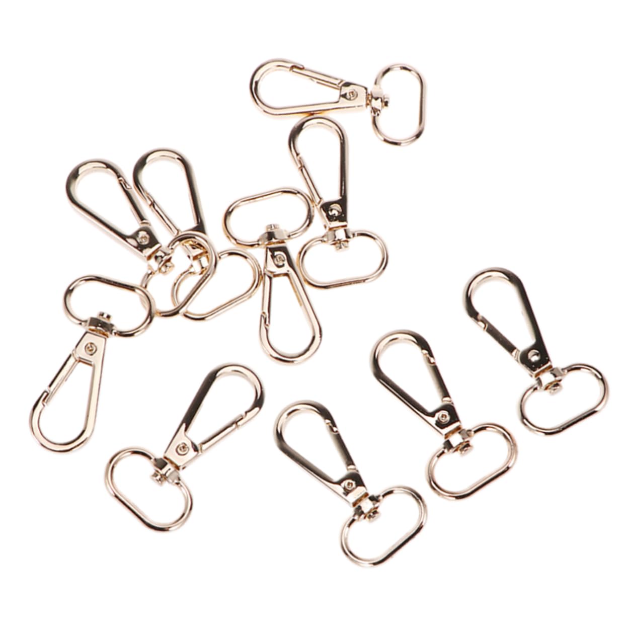 Abaodam 10pcs Durable Dog Tag Clips Compact Buckles for and Cats Essential Pet Supplies for Harnesses and Collars for Various