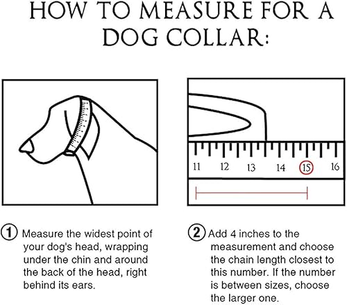 Miniatura 7 de Collar de cadena dorada para perro, cadena de eslabones cubanos de acero inoxidable, eslabones de metal de 0.555 pulgadas, collar de cadena
