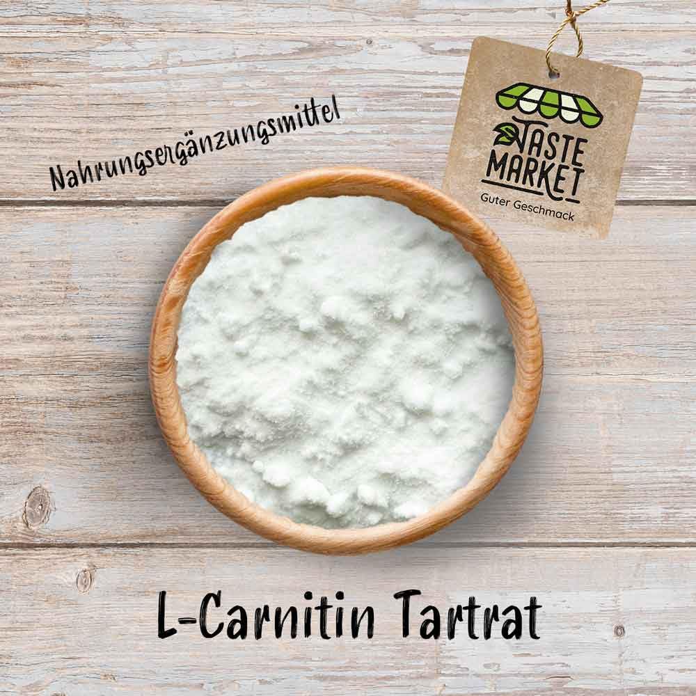 1 kg L-Carnitin Pulver ohne Zusätze | 100% L-Carnitin Tartrat | Carnitinpulver | Aminosäure