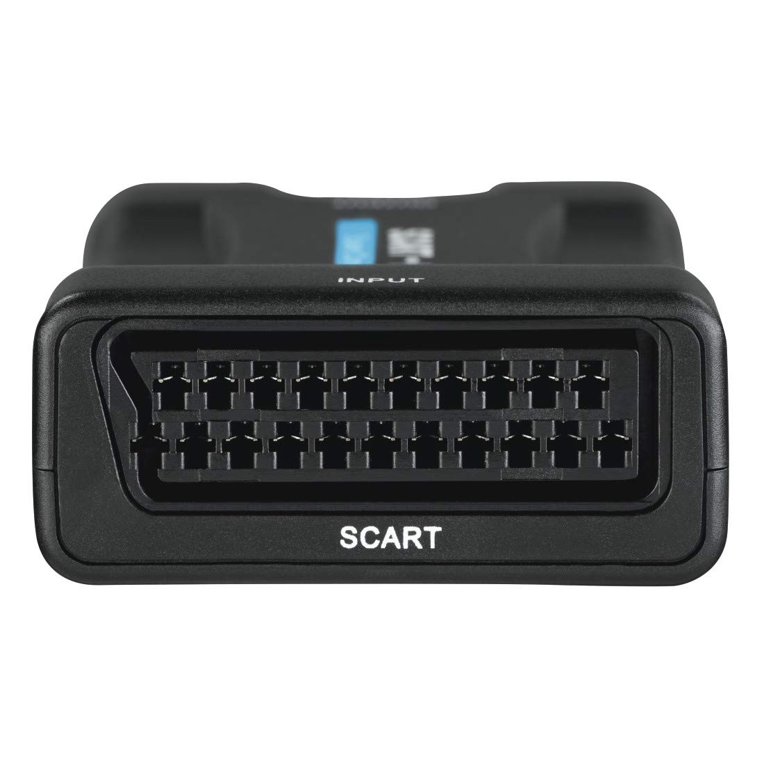 Hama Scart do HDMI Converter, Adapter Konwerter Przejściówka Full HD, Kompatybilny z Magnetowidami, Dekoderami i Odtwarzaczami DVD