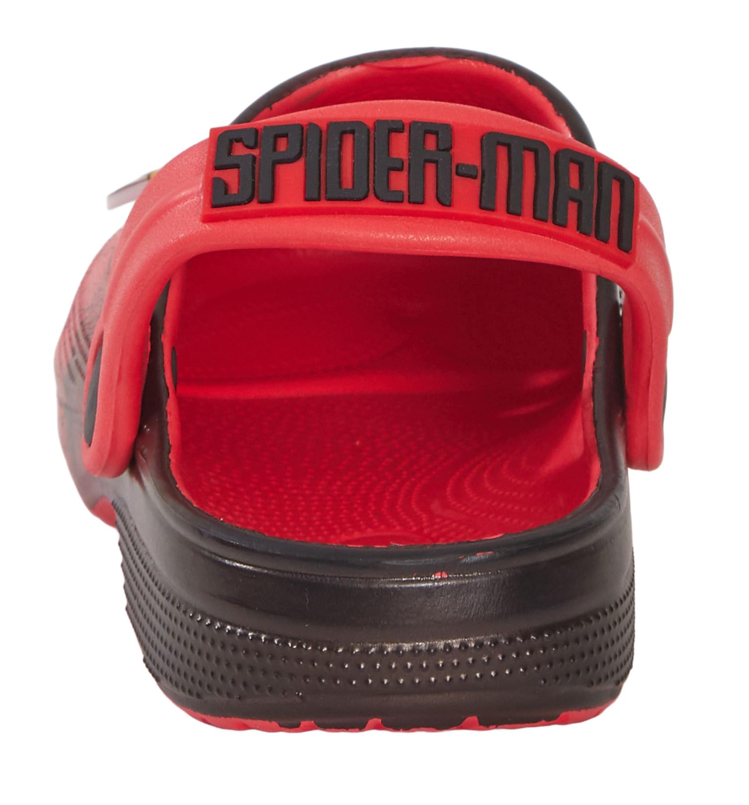 Enfants Spidey et Ses Incroyables Amis Spiderman Sabots Sandales avec Breloques Badges curseurs d'été avec Bride à la Cheville Chaussures de Plage