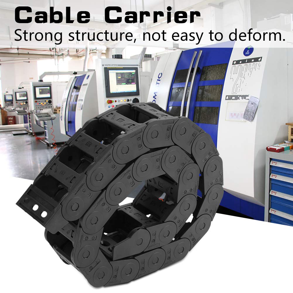 Catena Portacavi, 100 Cm 25 X 57 Mm Nylon Aperto Su Entrambi I Lati Cavo Portacavi Trasportatore A Catena Per Incisione Trasportatore Per Filo Accessorio