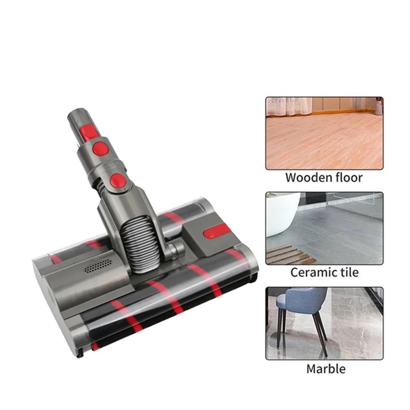 Cabezal rodillo suave compatible con Dyson Omni-Glide SV19, A60P