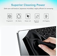 Vista 3 de Paquete de 2 paños de limpieza de microfibra para pantalla de MacBook Air/MacBook Pro de 15" y 16", protección contra marcas de teclado en pantalla