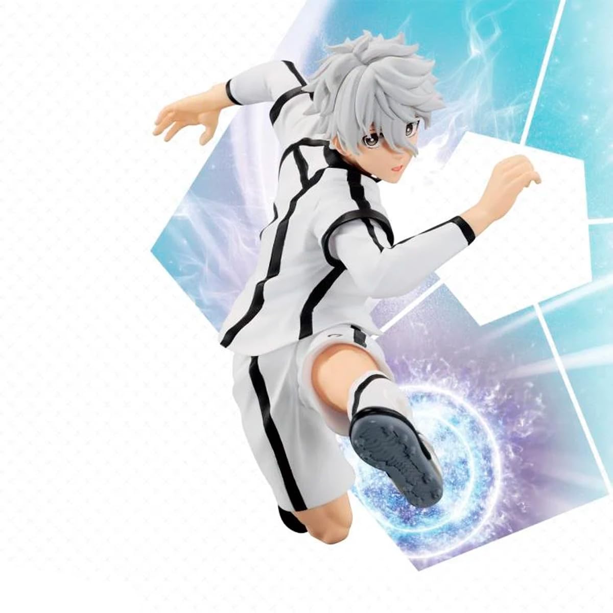 NINJAMO Blue Lock Seishiro Nagi Kick Pose Collectible Anime Figure