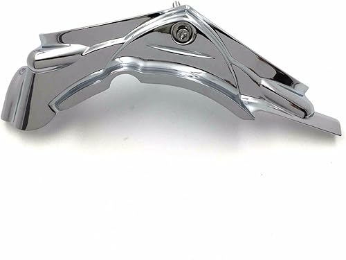 Miniatura 2 de HTTMT MT441-CD - Cubiertas cromadas para base de cilindro compatibles con Electra Glide Road Glide Road King Street Glide Trike 2006-2017 Dyna Model