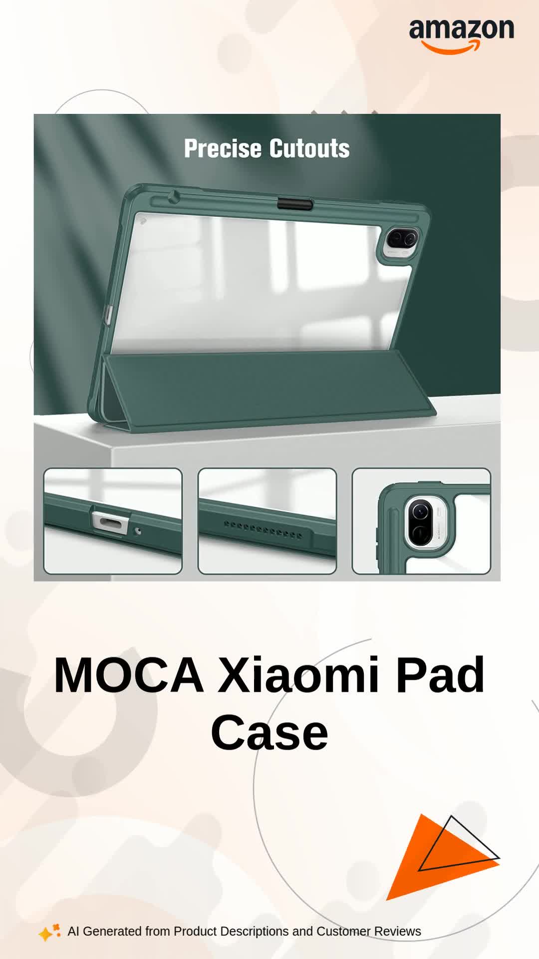 MOCA Case for Xiaomi Pad 5 / Pad 5 11 Pro with Pen Holder