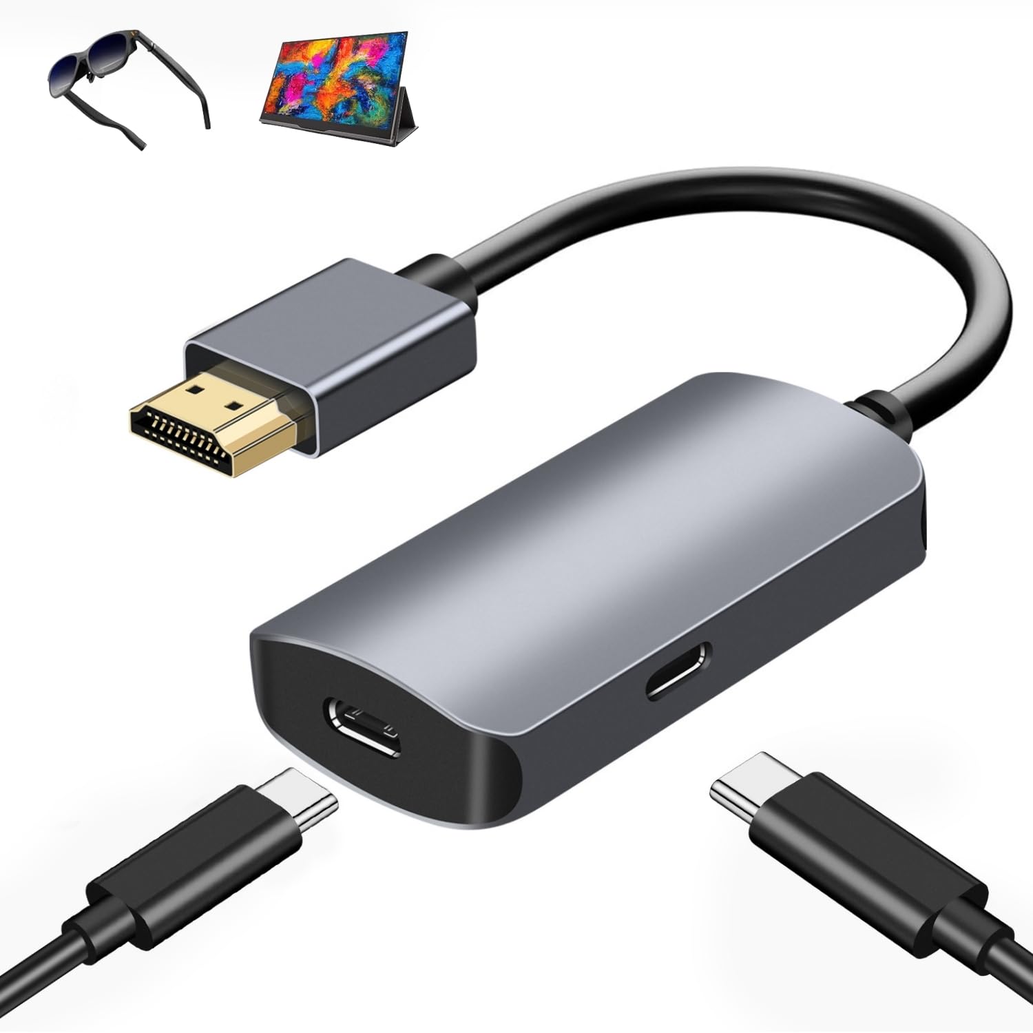 Amazon.co.jp: HDMI to USB Type C 変換アダプタ 4K@60Hz Xrea-l