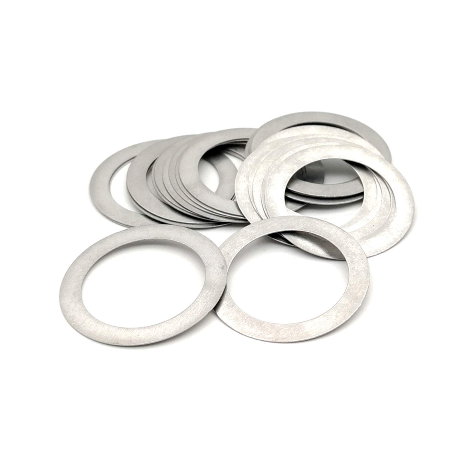 Zkenshan-Arandela Plana 7 mm 8 mm 9 mm 10 mm 11 mm 12 mm 13 mm 14 mm 16 mm Espesor 1.2mm Aluminio Plano Lavadora de Aluminio Anillo de Sellado, 500pcs / Lote, Buena Resistencia al Desgaste