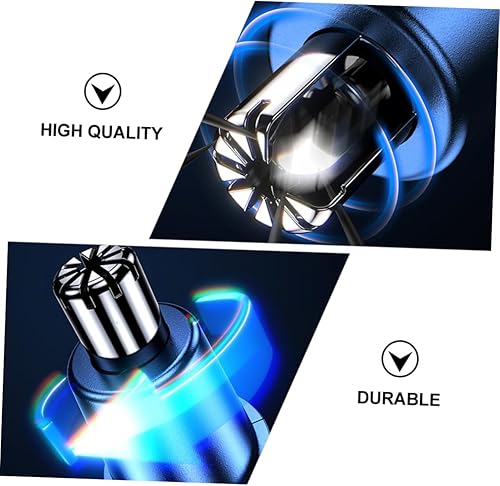 Miniatura 2 de Cortadora de pelo para barba para hombres, máquina de depilación nasal 2 en 1, hoja impermeable