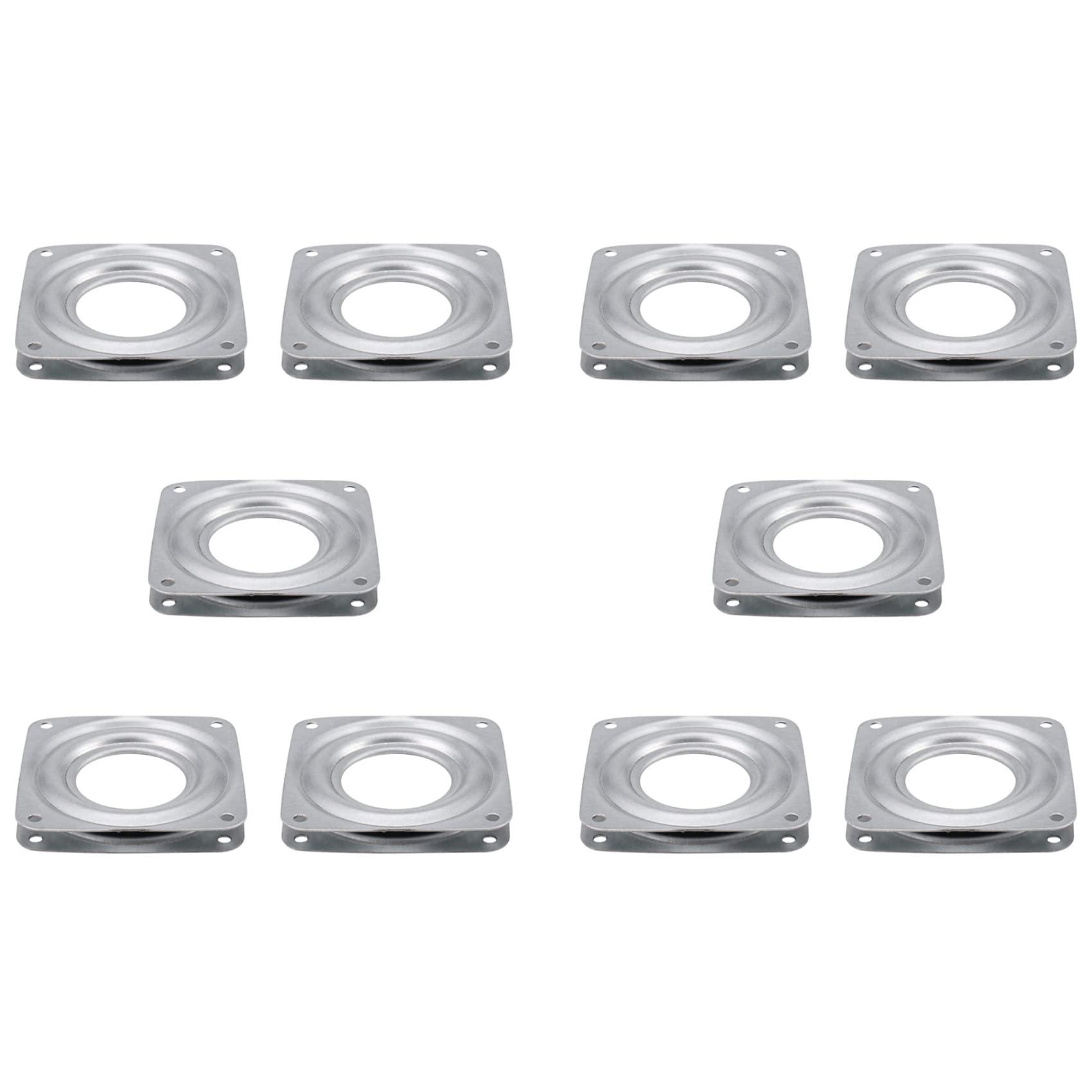 Jnchdghwa 10X Lazy Susan Ball Bearing Metal Swivel Plate - 72 x 72 x 9 mm