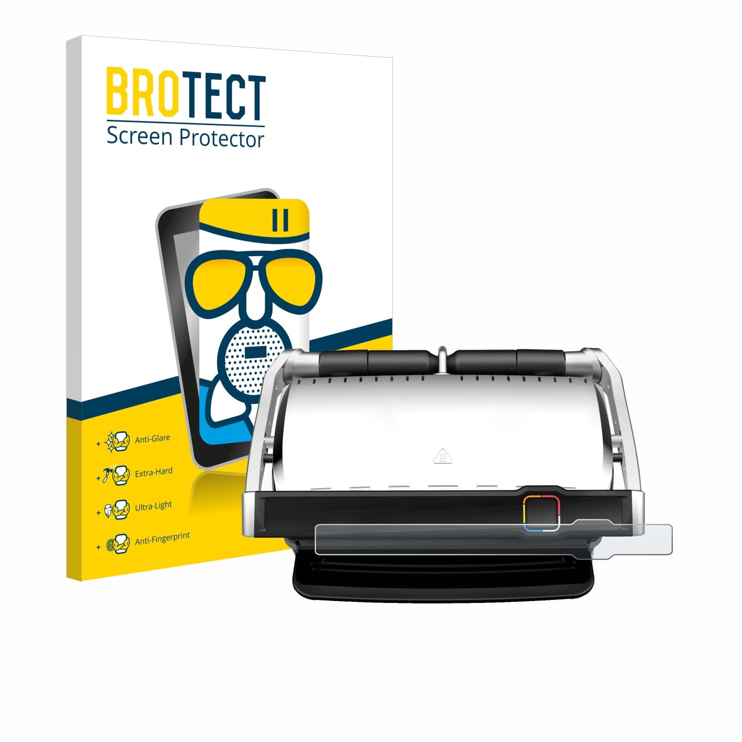 Brotect Pellicola Opaca AirGlass Per Tefal OptiGrill Elite, Anti-Riflesso E Anti-Impronta, Durezza 9H, Made In Germany