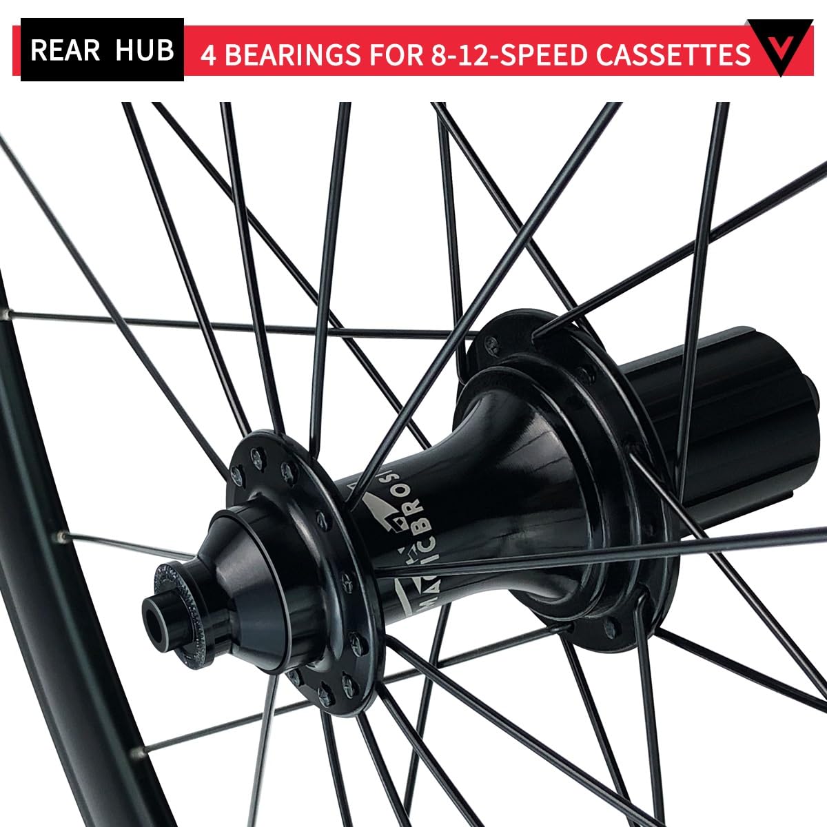 Ruote da Bici da Corsa 700C, Profilo del Cerchio 40/50 mm, Cerchi in Lega di Alluminio a Doppia Parete, sgancio rapido, interasse mozzo Anteriore 100 mm/interasse mozzo posterior