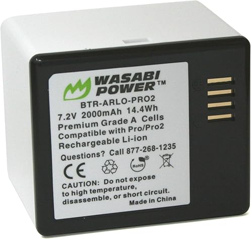 Wasabi Power Batería para Arlo Pro, Pro 2 (A-1B, VMA4400)