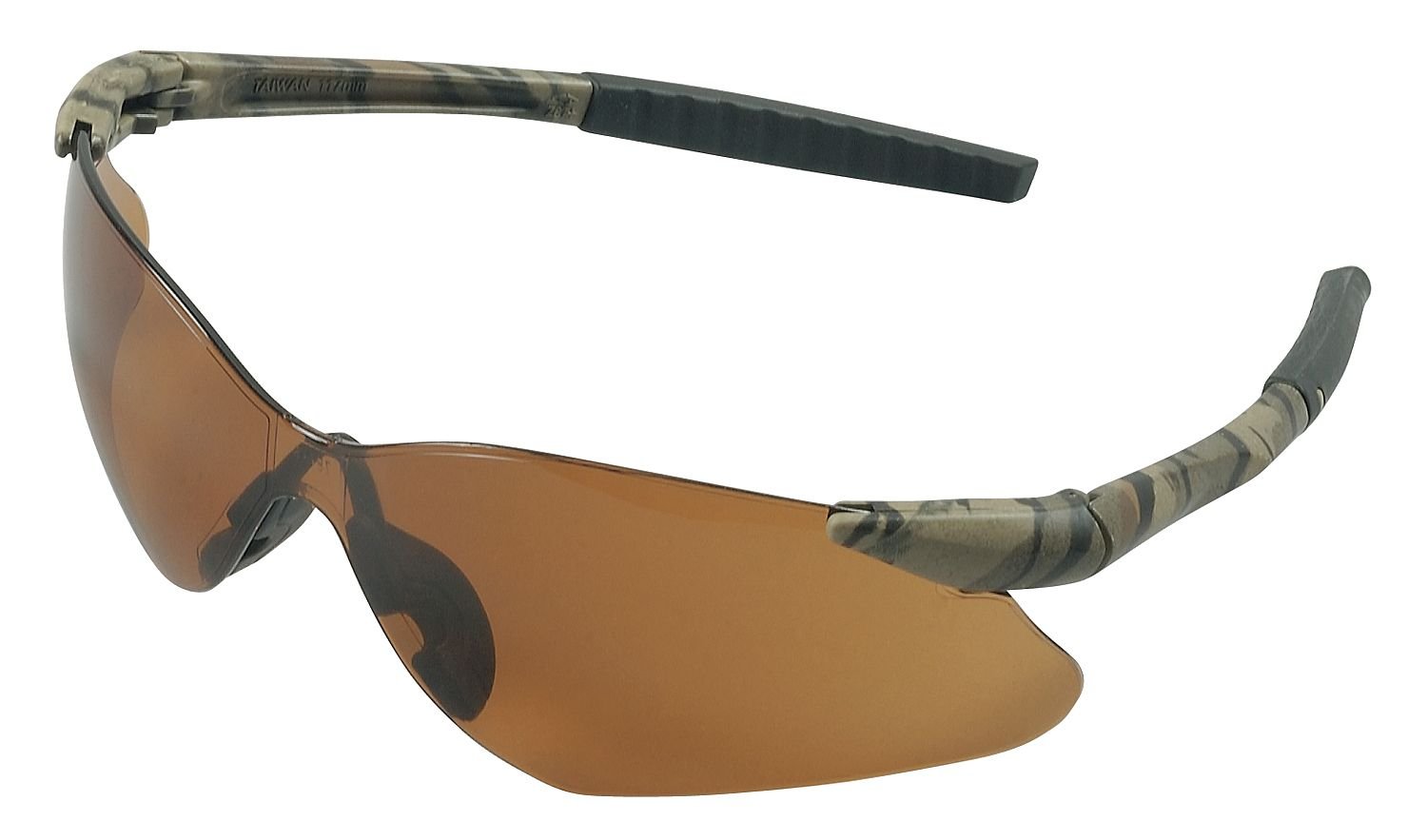 Jackson Safety 20472 V30 Nemesis VL Safety Eyewear, Bronze Polycarbon Anti-Scratch Lenses, Camouflage Frame