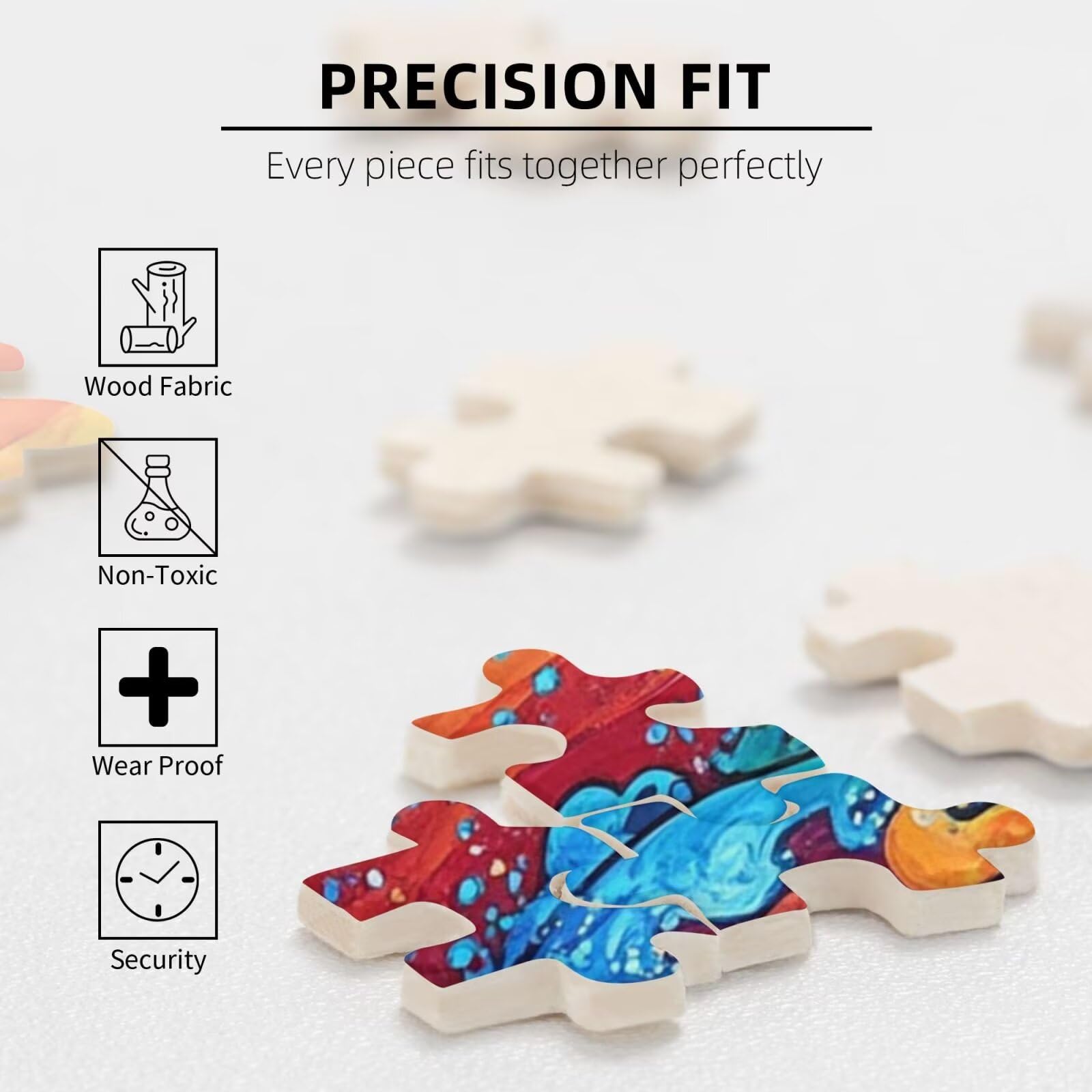 Puzzle Océano 4000 Piezas Delfín Grande Rompecabezas Adultos de Madera, Puzzles Juegos Divertidos/Relajantes/Desafiantes para Adultos y Principiantes, como Regalo para Amigos y Seres Queridos 2T-317