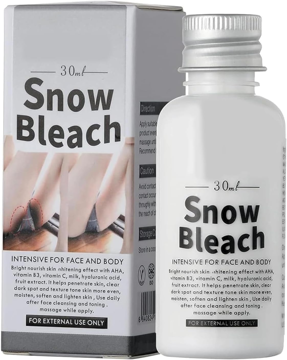 Intimate Area Dark Spot Corrector - Underarm Cream for Dark Armpit, Knees, Elbows, inner Thigh, Private Parts, Face, Bikini Line and Neck, Quick Results, 1.0 FL.Oz