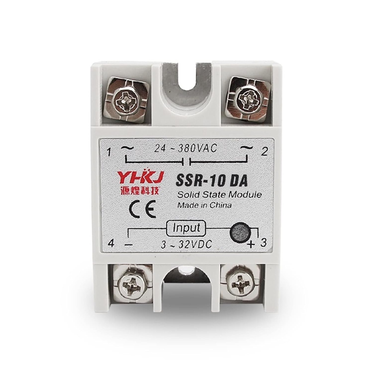 1pcs Solid State Relay SSR-25DA 25A SSR-10DA SSR-40DA 5-24VDC to 24-380V AC SSR 25DA6-20mA(SSR-25DA)