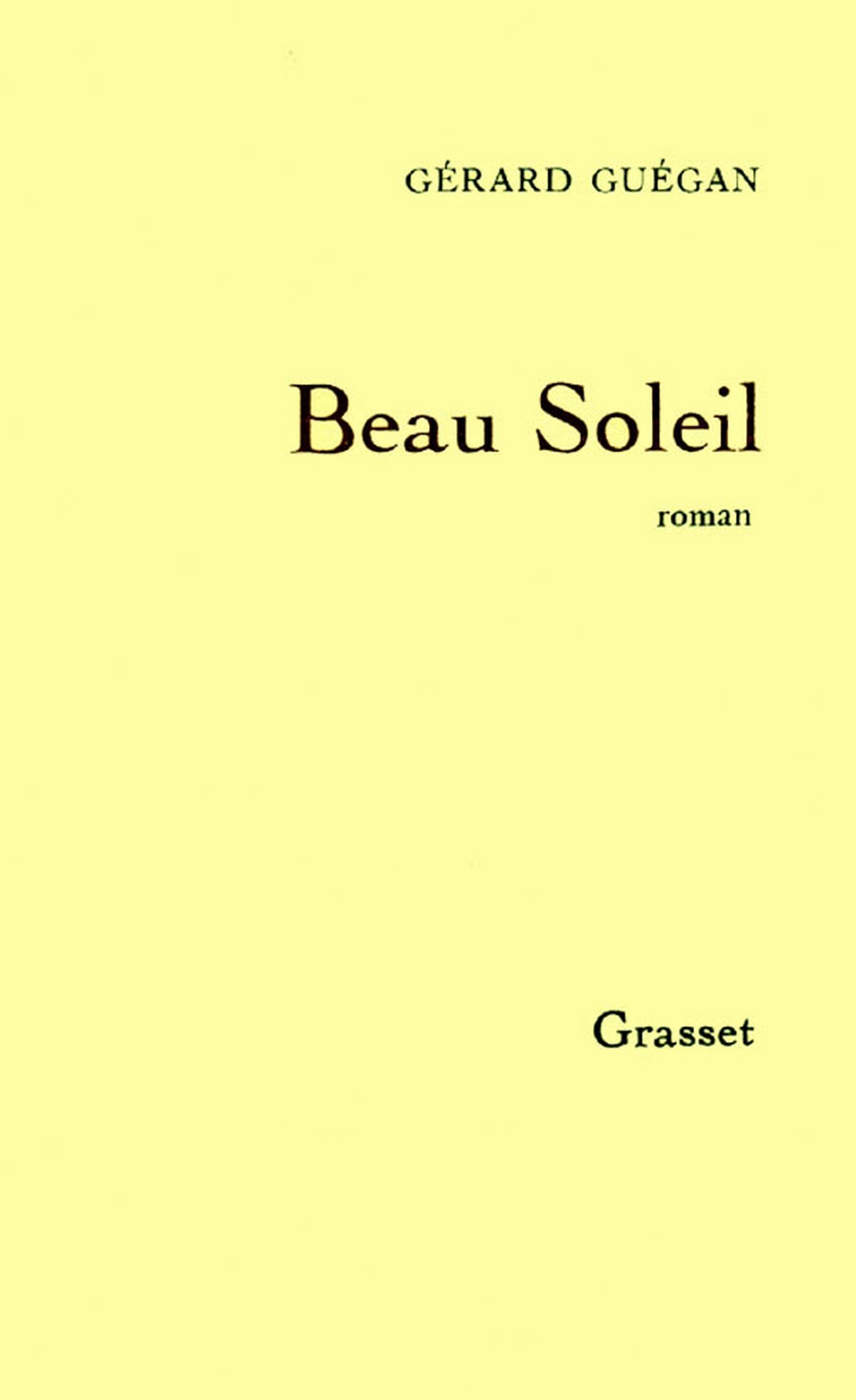 Beau soleil (Littérature) (French Edition)