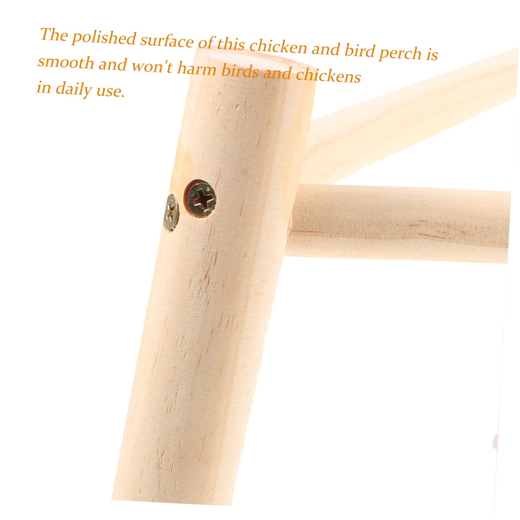 ifundom 4 Soportes De Madera para Pájaros Perchas para Gallineros Columpios para Pollos Perchas Adicionales para Pájaros Perchas para Gallineros Juguetes para Perchas De Pollo Jaula