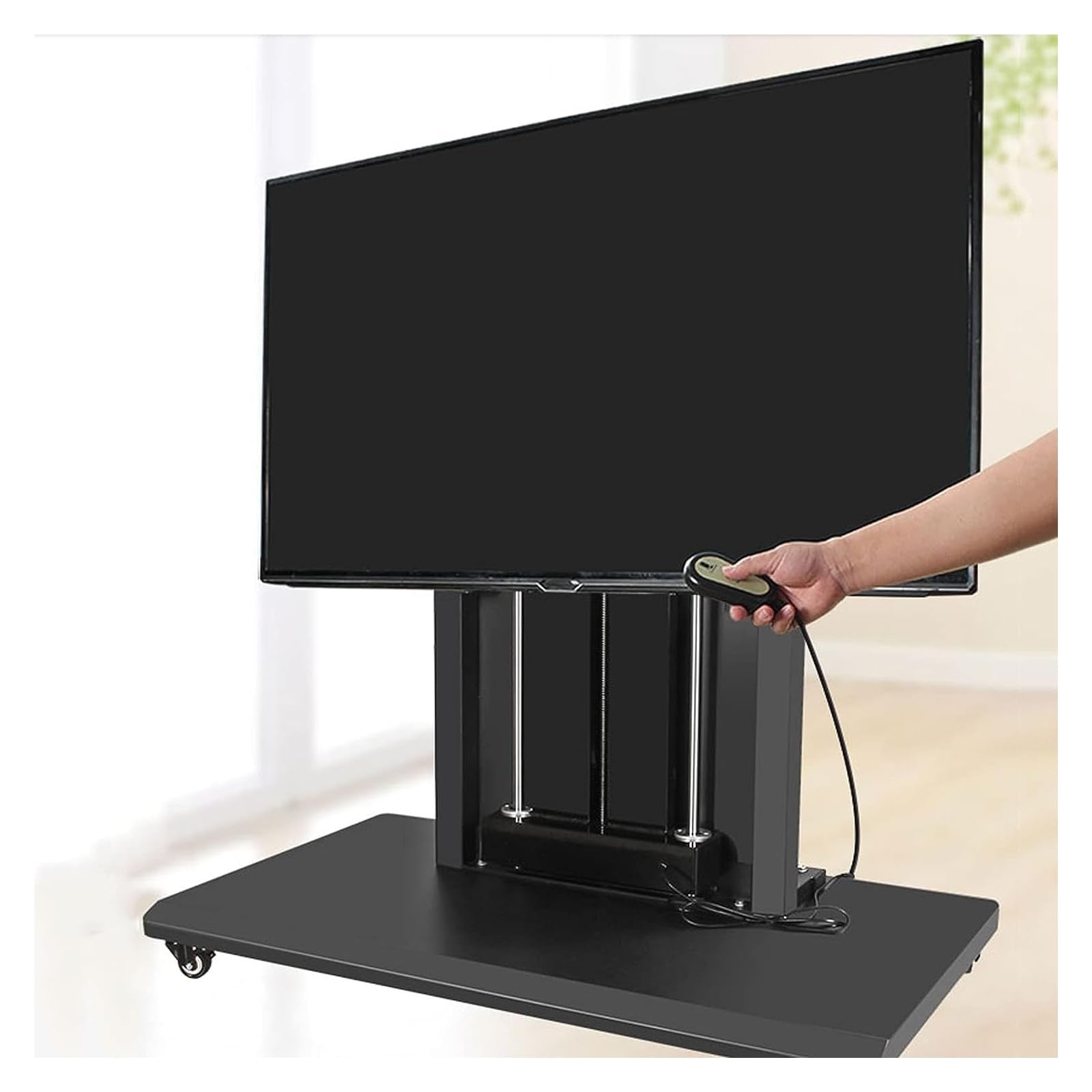 Supporto TV Mobile su Ruote, Carrello TV Mobile, Supporto per Monitor LCD LED per impieghi gravosi 3 e 1 Supporto, Supporto per Monitor LCD LED per impieghi gravosi Fino a 27",