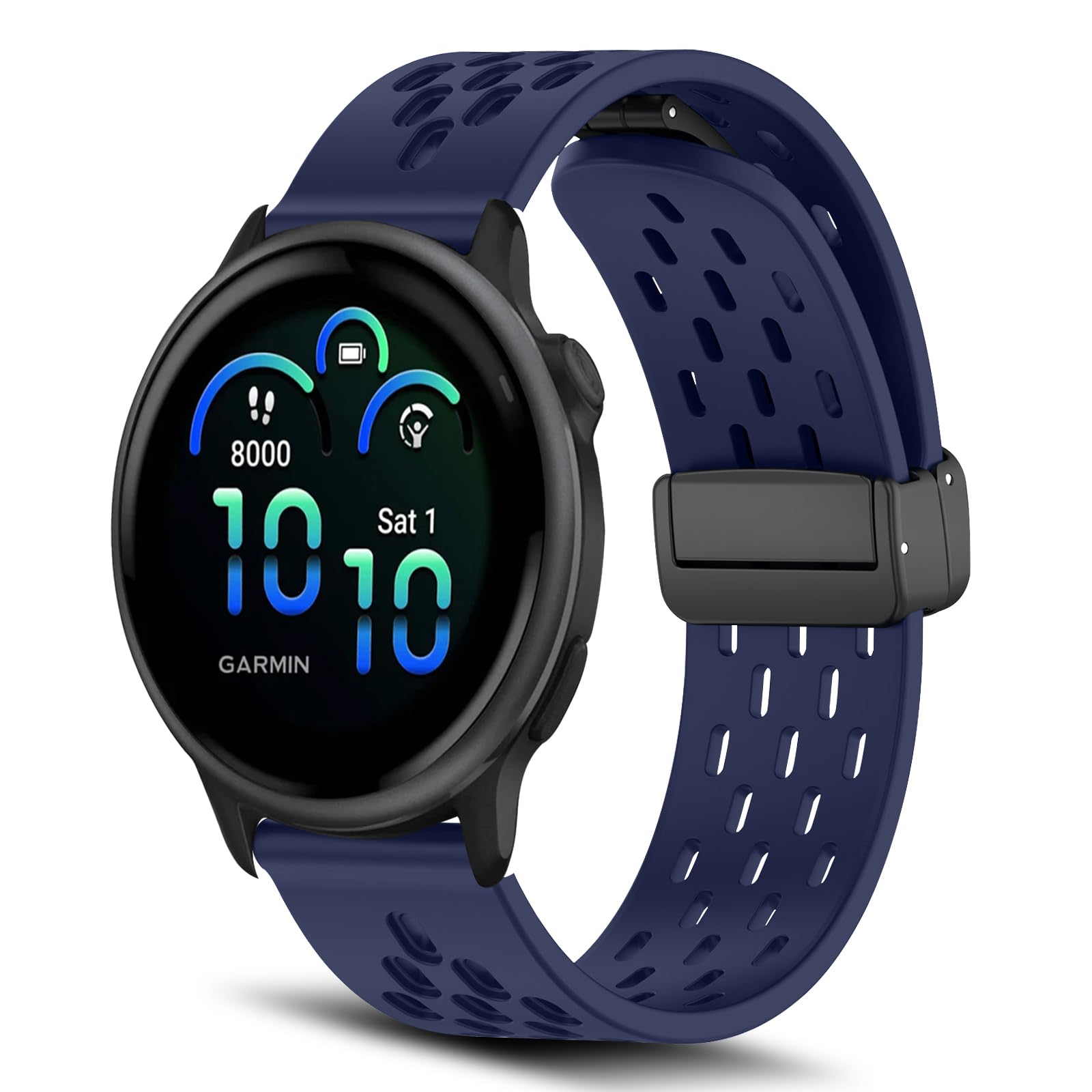 Amazon.co.jp: [RoSoki] バンド 20mm Garmin Vívoactive 6 対応 