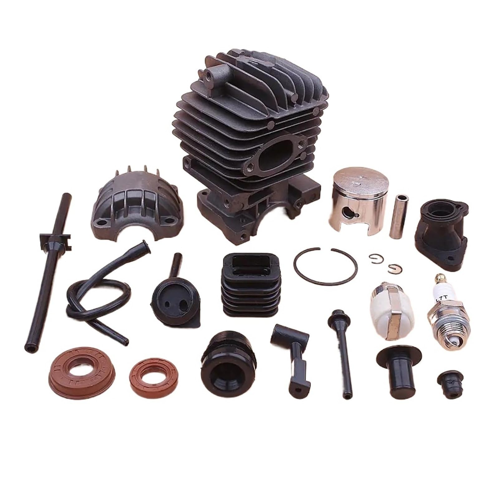Genérico Compatible con 2500 25 CC Filtro Manguera Tubo tapón Sello pequeño | Kit de pistón de cilindro de 34 mm