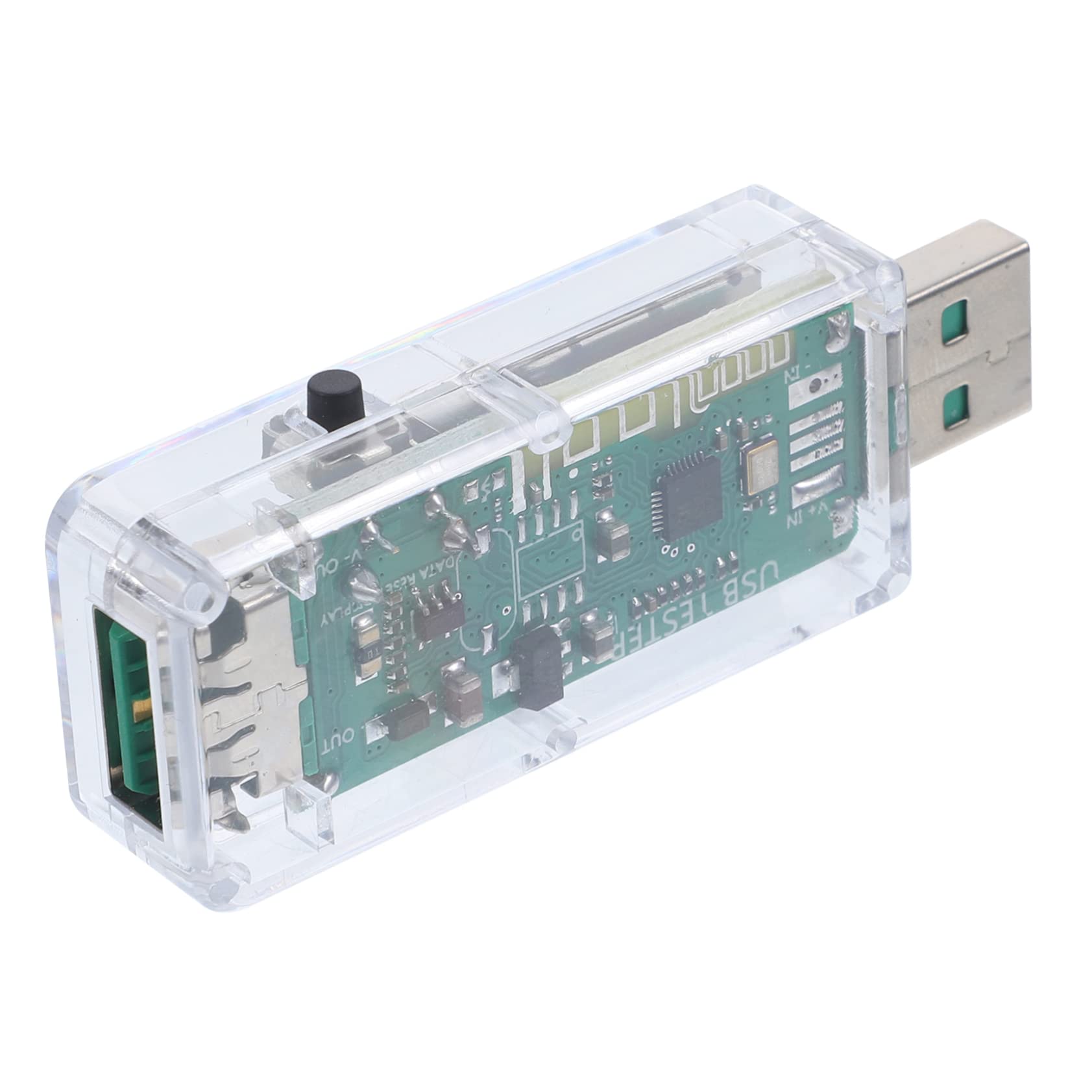Operitacx 5 Stück USB-Tester Spannungsprüfer Stift USB-Messgerät USB-Leistungsmesser stromverbrauchsmesser Spannungsmesser USB tester multimeter USB-Voltmeter Abs Transparent