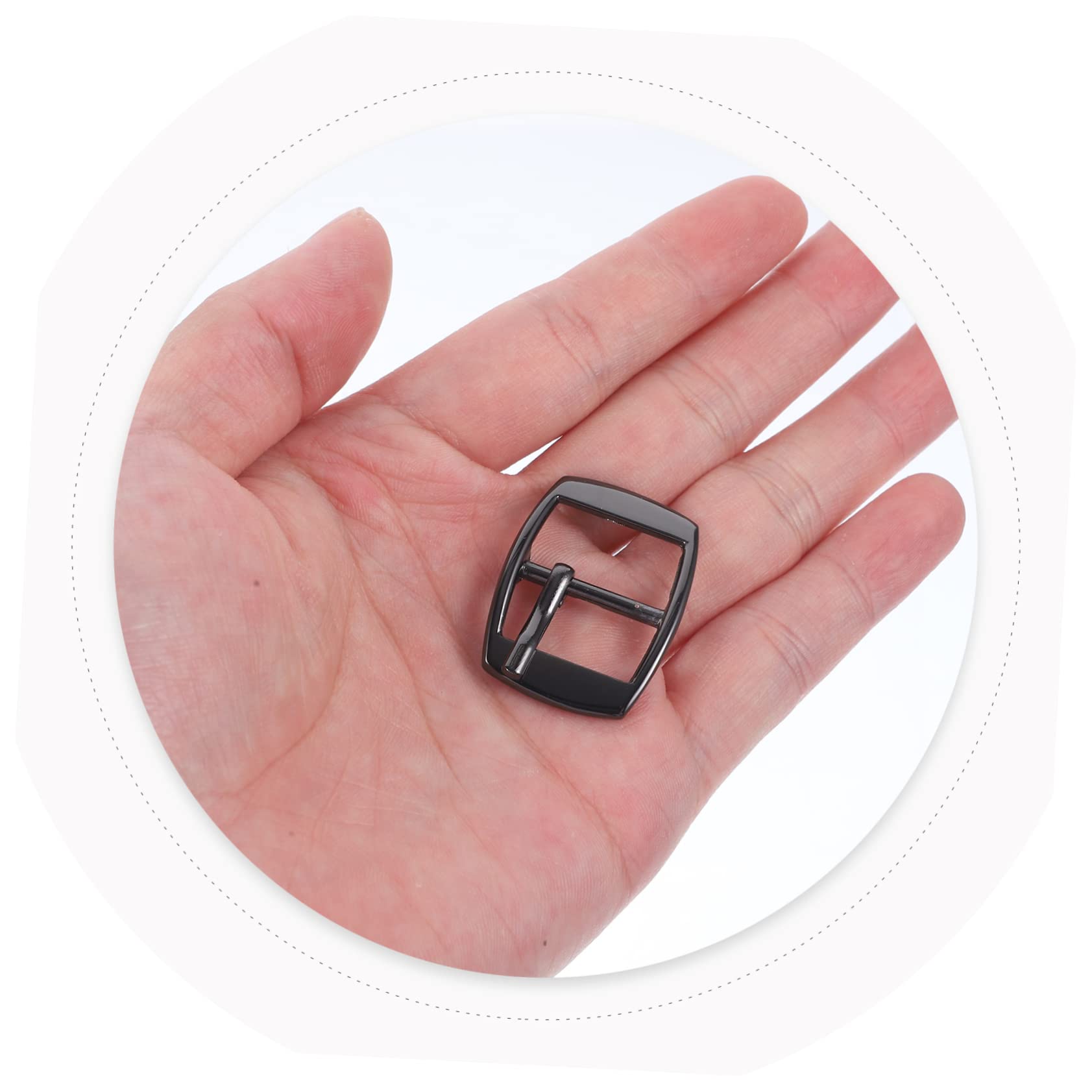 COHEALI 40pezzi Fibbia Cintura Singola Con Barra Centrale Di Fibbia Per Cinture e Zaini Stile Elegante e Facile Da Installare