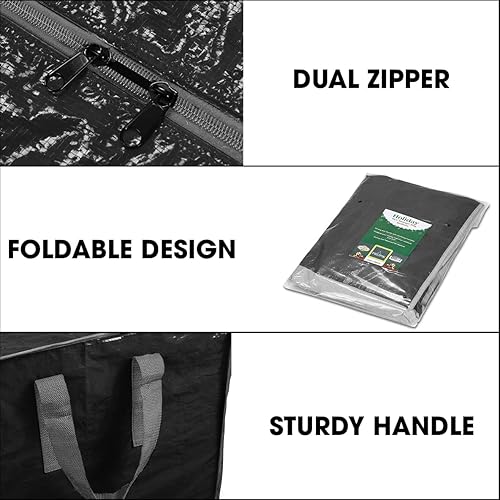 Miniatura 10 de ProPik Bolsa de almacenamiento para árbol de Navidad se adapta a árbol desmontado de hasta 75 pies caja de almacenamiento para árbol artificial