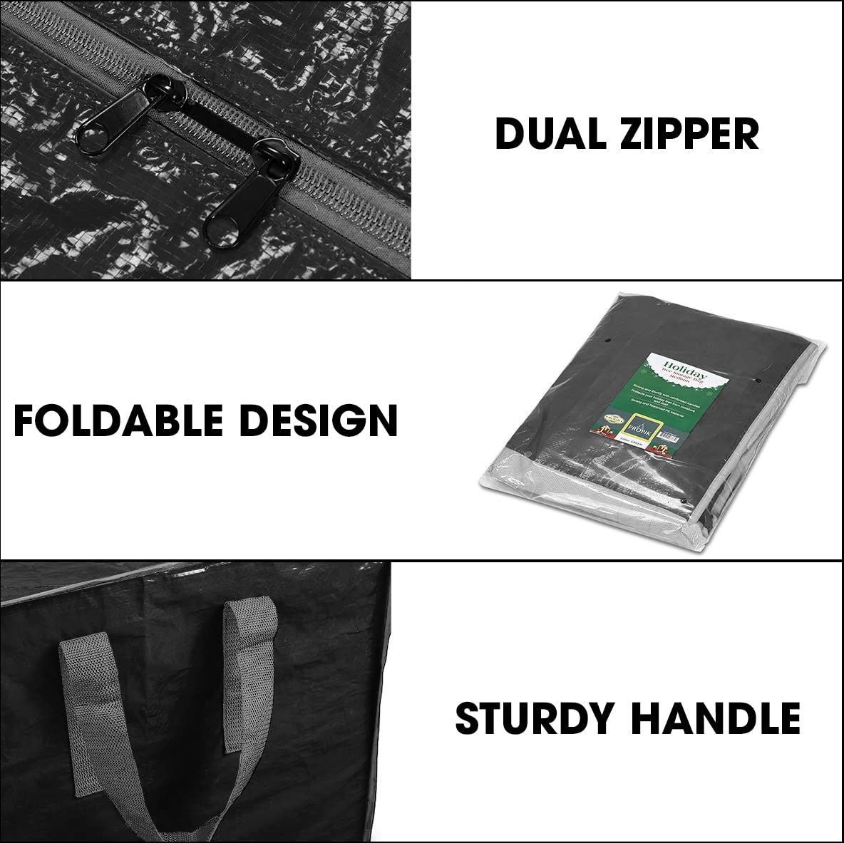 ProPik Artificial Tree Storage Bag, Black - Image 2