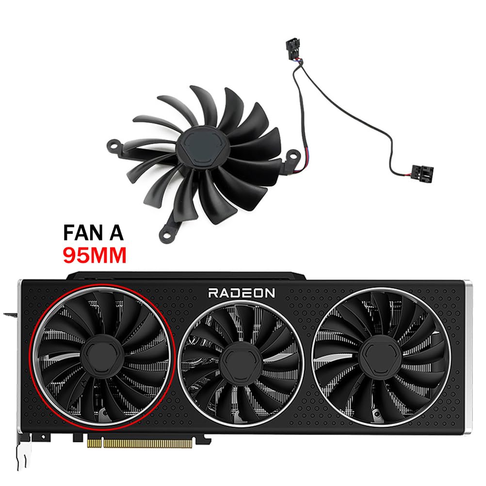 Amazon.com: CF1015U12D 95mm 12V 0.55A 4 Pin Graphics Card Cooling