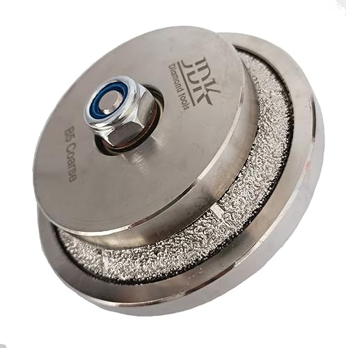 Miniatura 2 de JDK - Broca de enrutador de rueda con perfil de diamante soldado al vacío con rosca 58-11 (B5 (grueso))