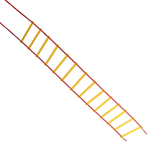 Jopwkuin Escalera de entrenamiento, escalera de entrenamiento de velocidad de agilidad, conveniente para llevar cinturón trenzado de alta densidad