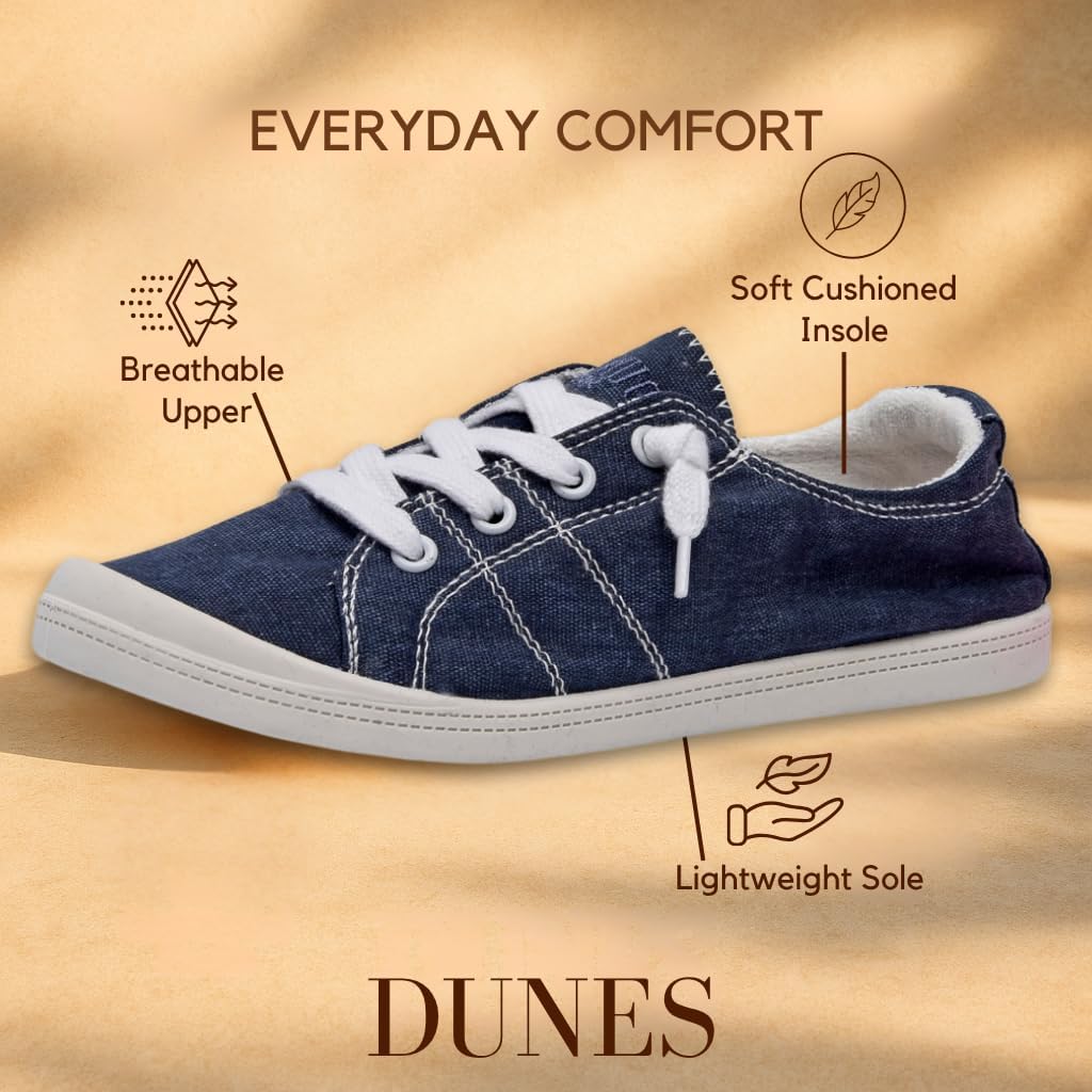 Dunes Sport Women's Reesa Canvas Sneaker - Image 4